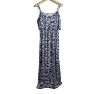 Lucy & Laurel Maxi Dress with Spaghetti Straps Size Large